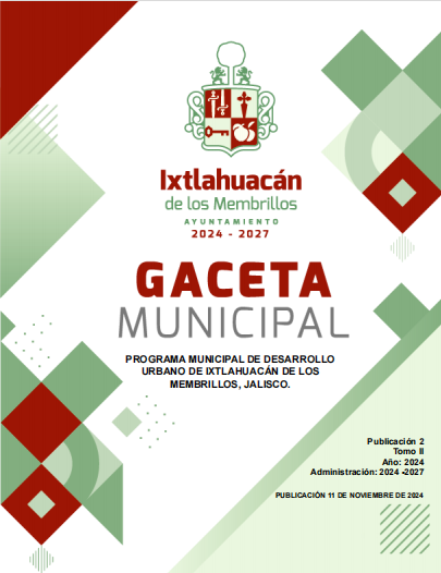 Gaceta Municipal Programa de Desarrollo Urbano